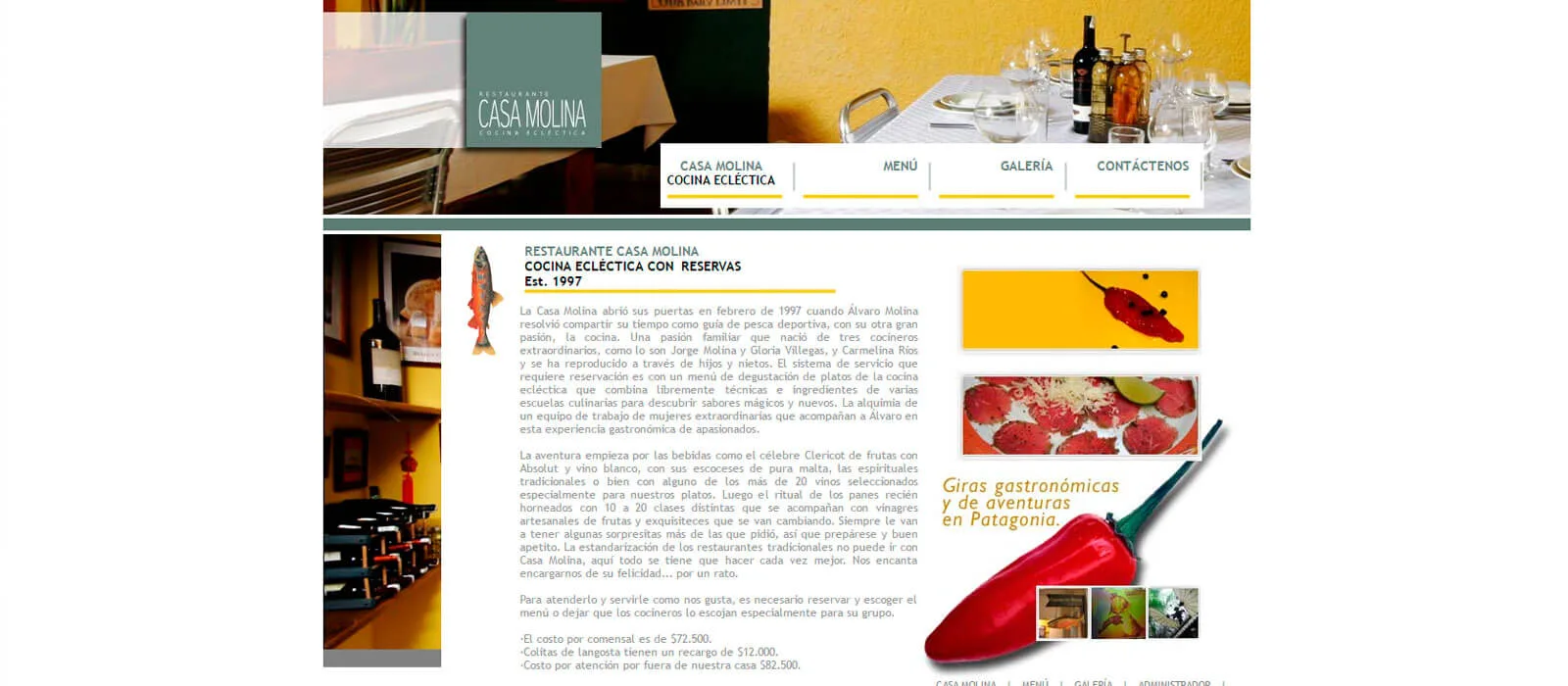 Casa Molina Web