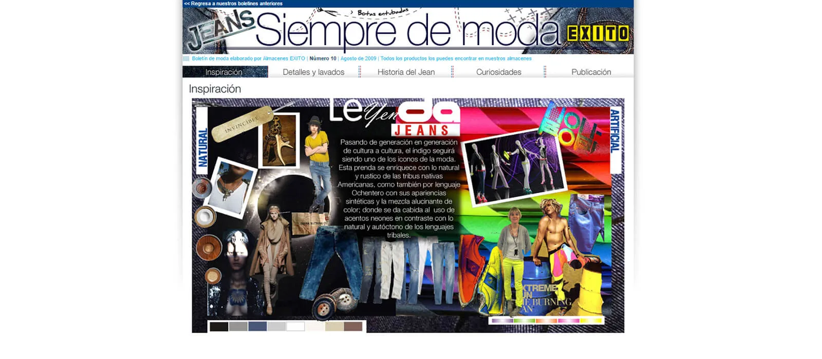 Micrositio Éxito Jeans