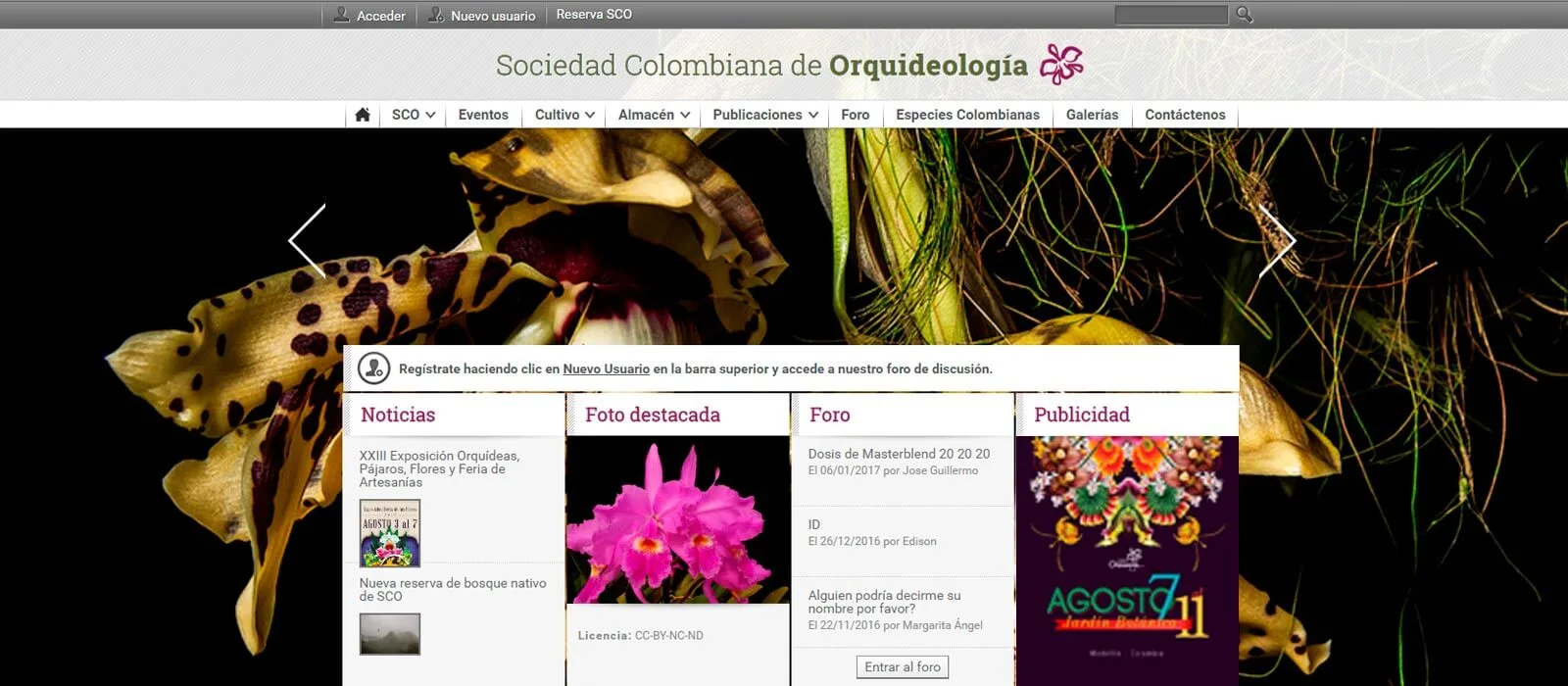 Sociedad Colombiana de Orquideología