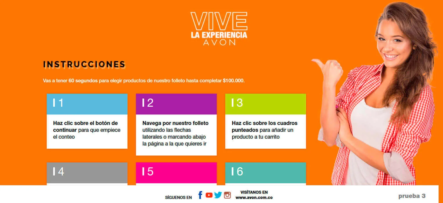 Vive la experiencia – Escoge tu premio