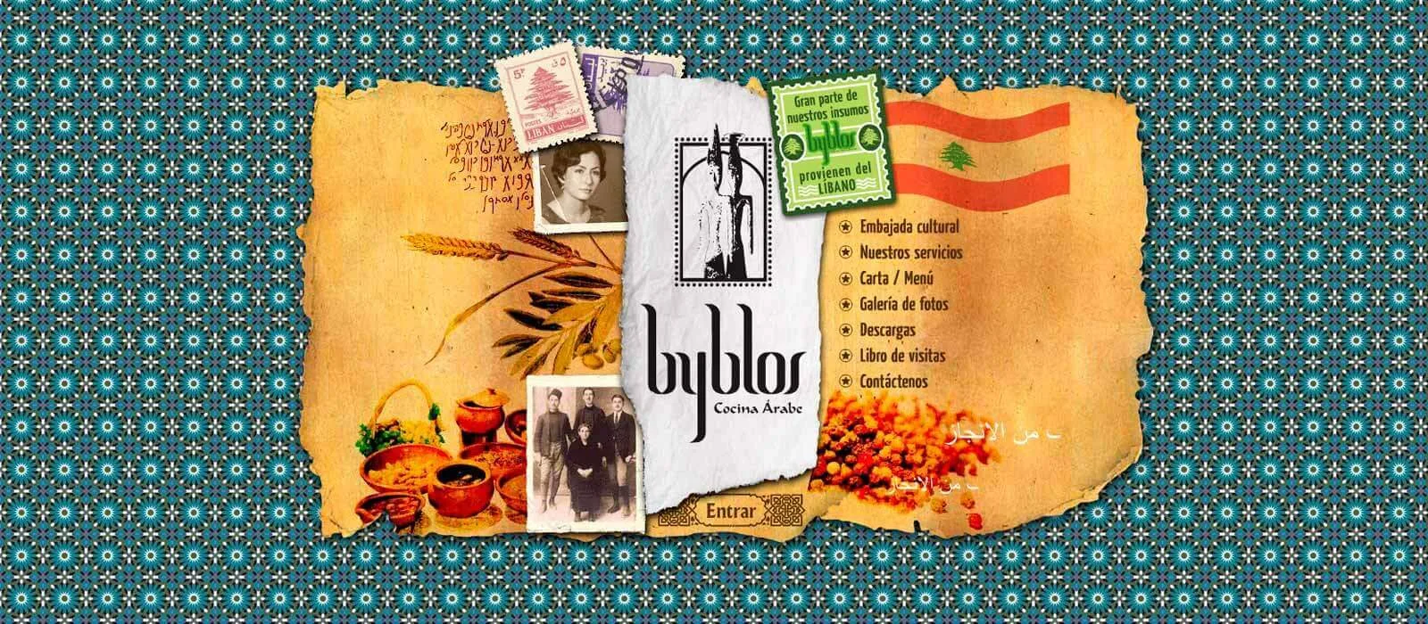 Web Byblos Restaurante